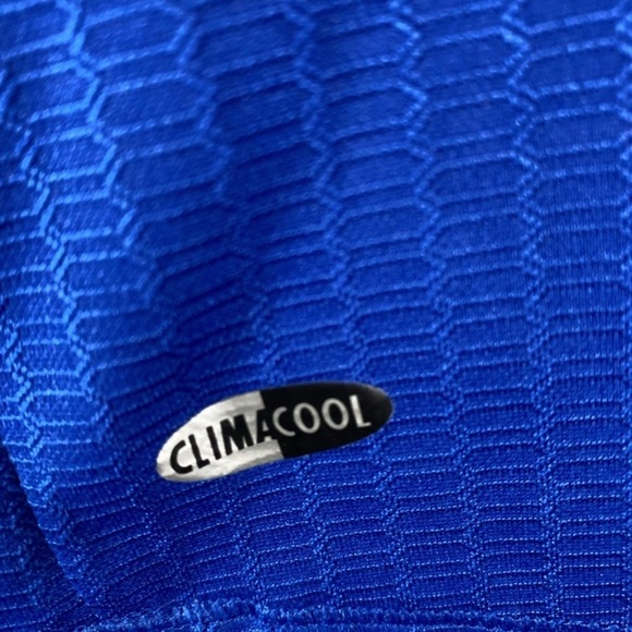 Adidas Polo Shirt Men's XL Blue Golf Performance Climacool Athletic Activewear - Picture 5 of 10